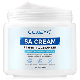 OUKEYA front bottle 12.35 oz showing packaging and product benefit
