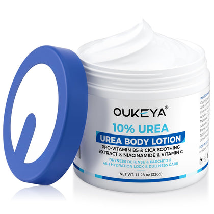OUKEYA front container showing 11.28 oz size and clear labeling for long‑lasting hydration