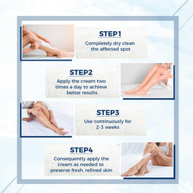 OUKEYA used on hands and elbows to restore moisture and smoothness
