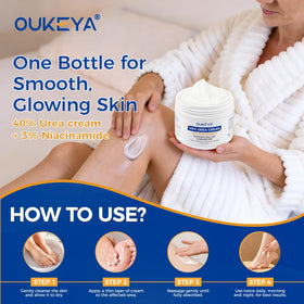 OUKEYA lifestyle bedtime treatment on feet for overnight repair