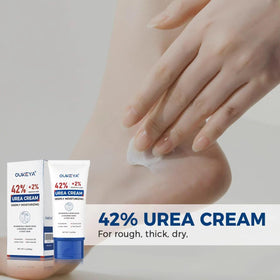 OUKEYA open tube close-up of cream texture for fast absorption benefit