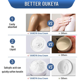 OUKEYA tube held in hand for scale showing portable 5.29 oz size benefit