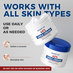 OUKEYA jar on bathroom counter near towel showing daily skincare routine fit