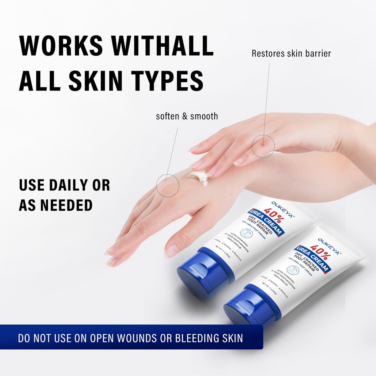 OUKEYA two-pack boxed product showing value and ready-at-home treatment benefit