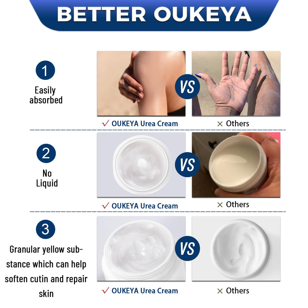 Overnight socks with OUKEYA for intensive moisturization and repair