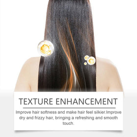 OUKPANE before and after detangling showing knot-free softer hair