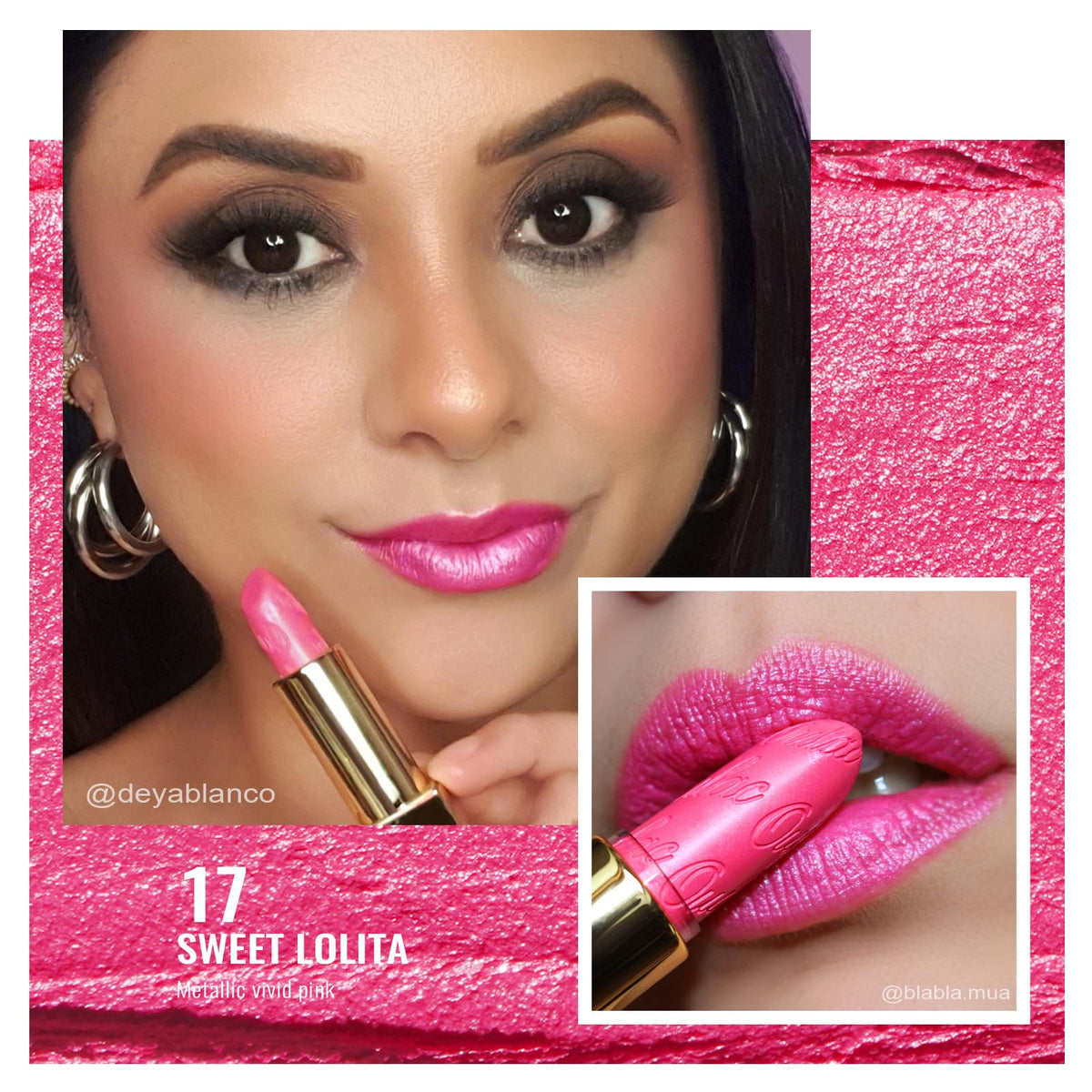 Oulac open tube with mirror for quick touch-ups and precise application