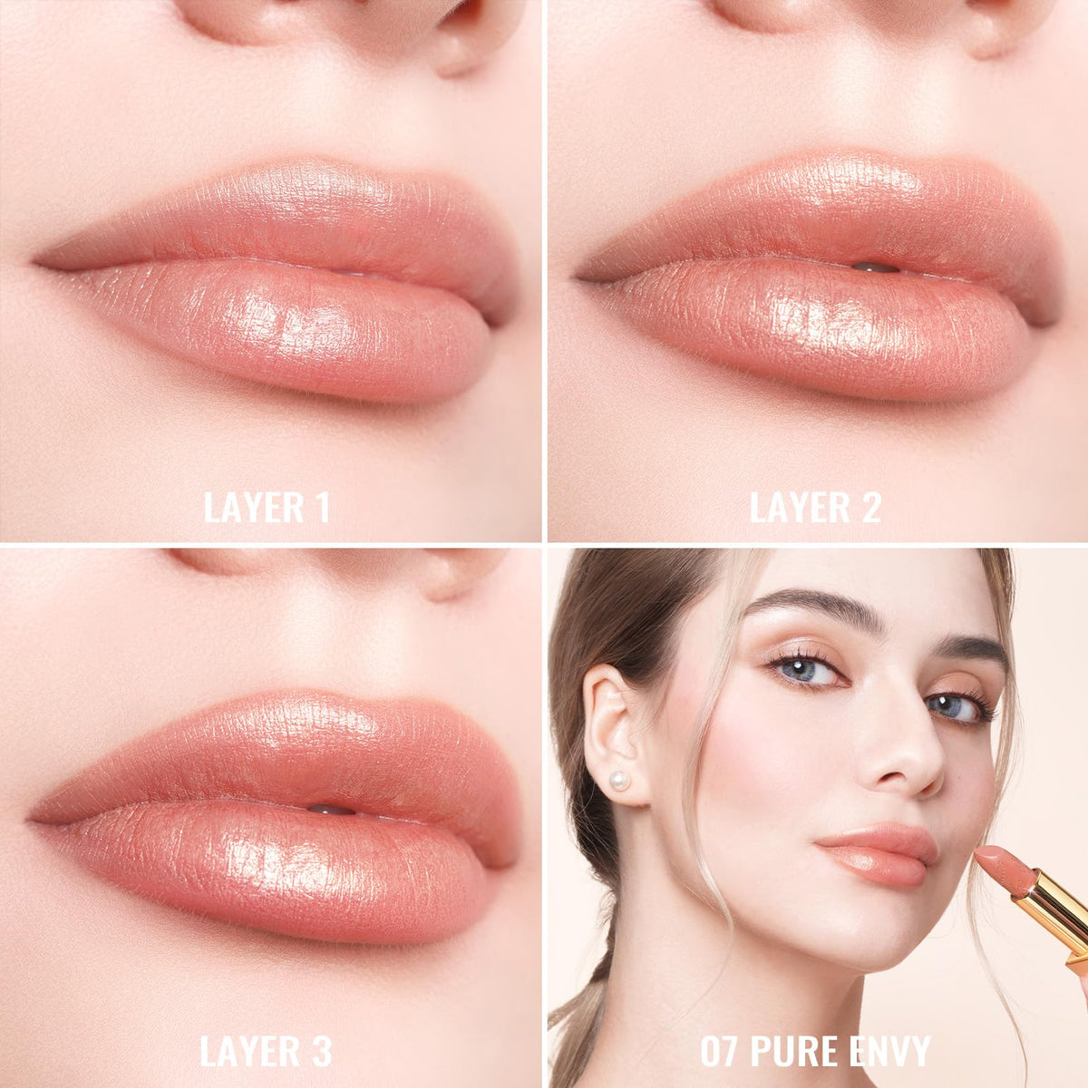 Oulac Pure Envy texture close-up revealing creamy, non-gritty pigment blend