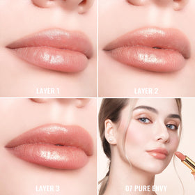 Oulac Pure Envy texture close-up revealing creamy, non-gritty pigment blend