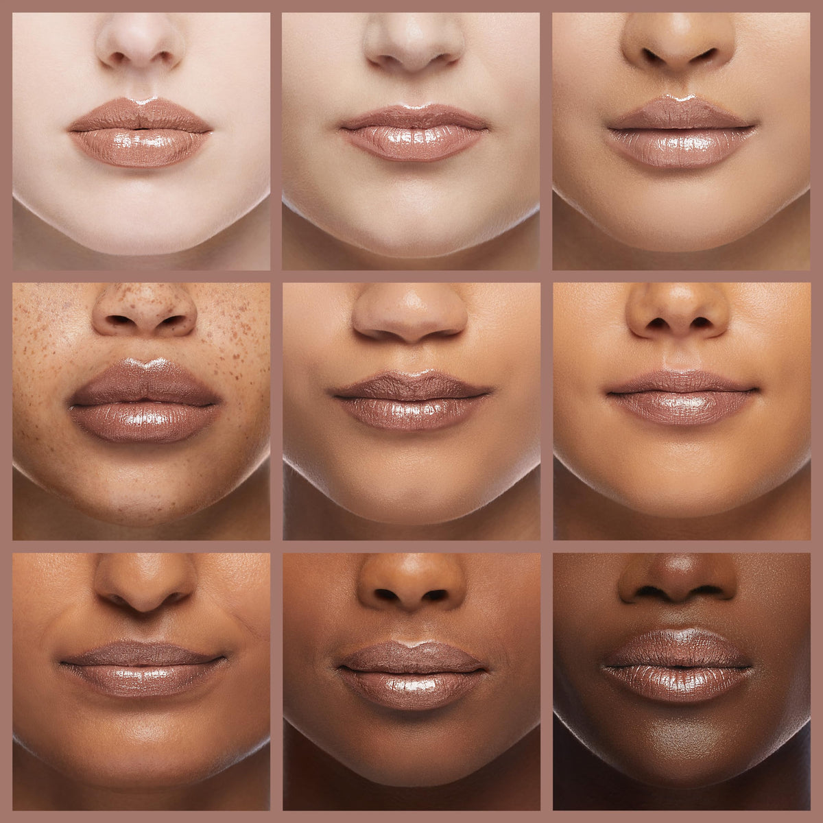 Oulac close-up texture highlighting creamy glitter finish and smooth feel