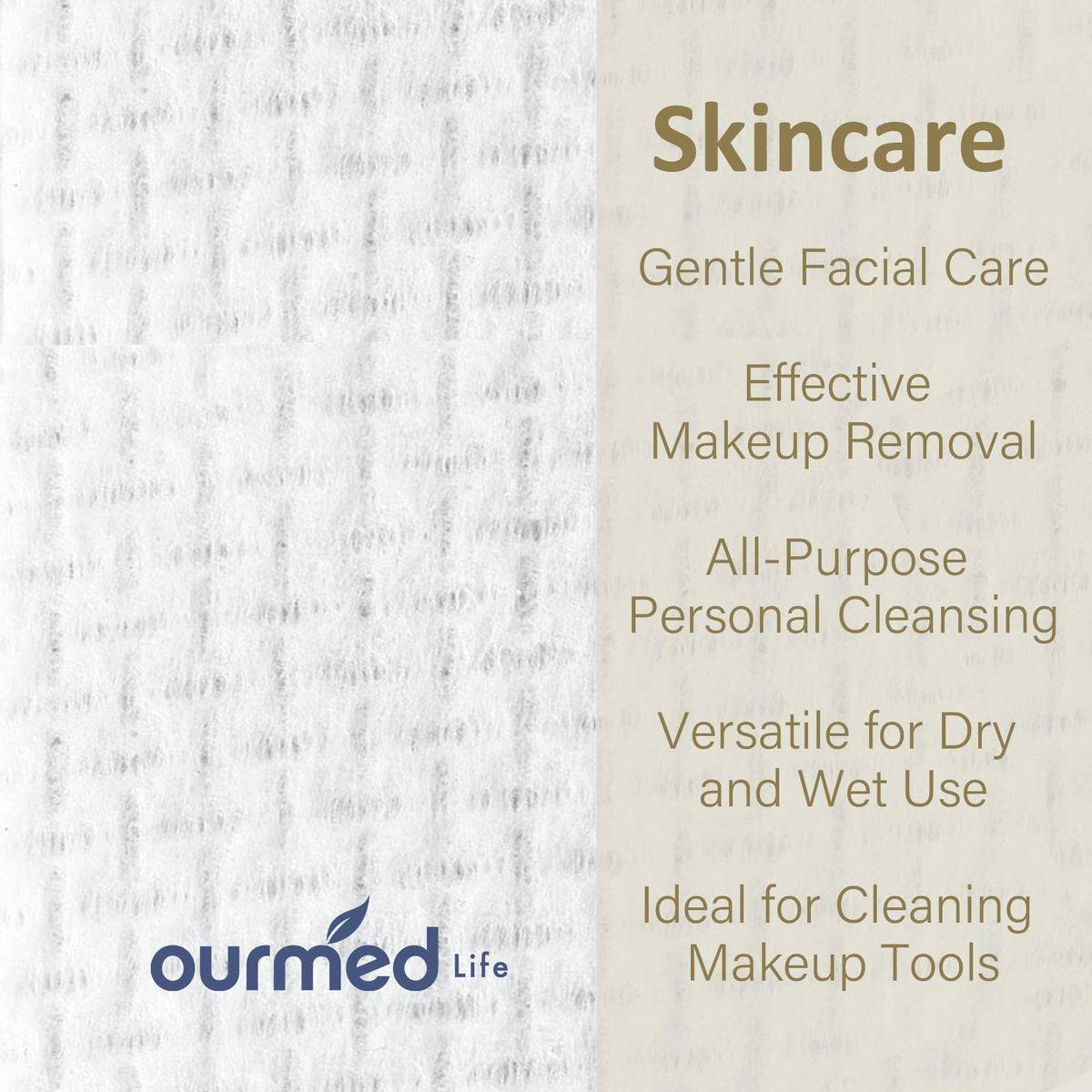 ourmed life close-up texture detail highlighting soft rayon feel