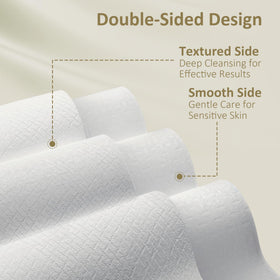 ourmed life close-up texture highlighting soft rayon and lint-free finish