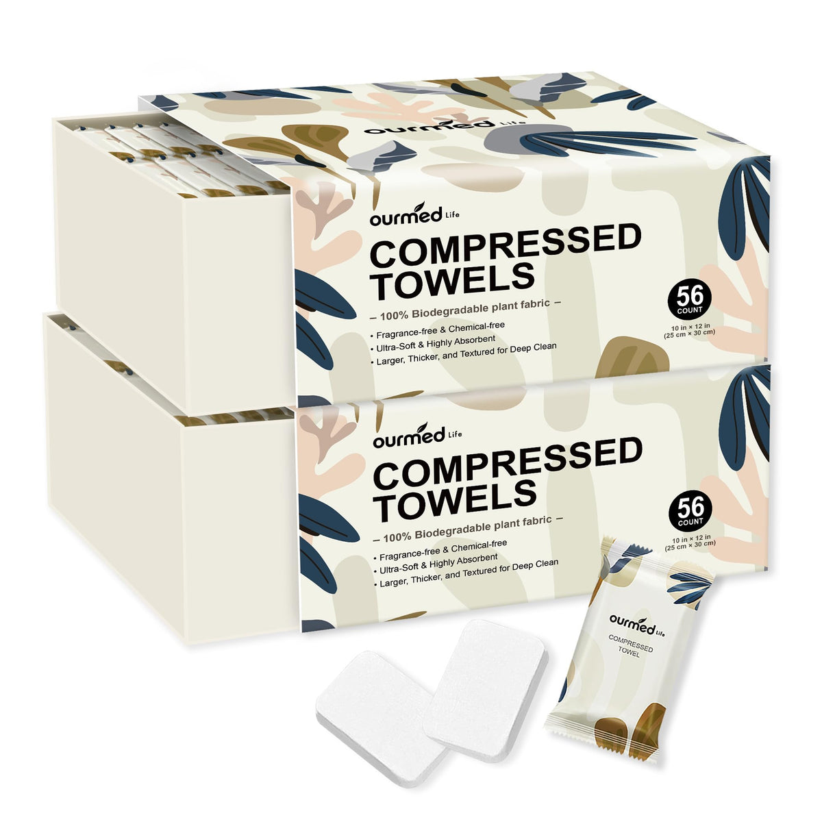 ourmed life front packaging showing count and compact design for easy storage