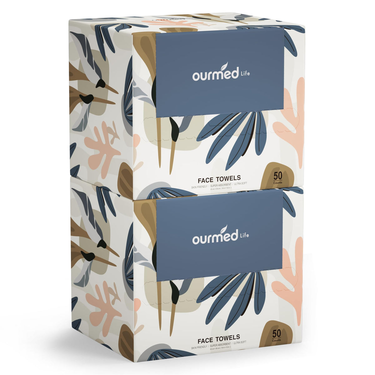 ourmed life front packaging showing product count and size benefit