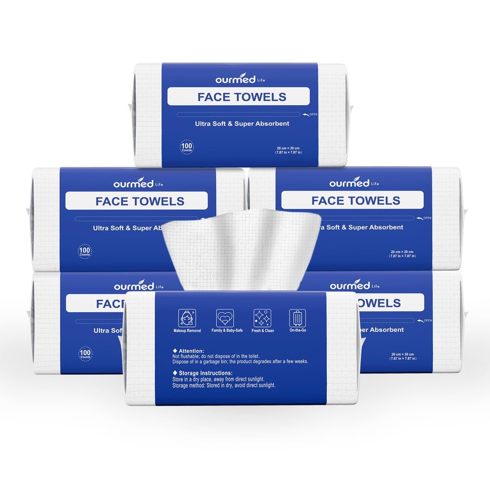 ourmed life front packaging showing count and biodegradable benefit