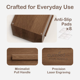 ourmed life packaging and contents showing 50 biodegradable towels included