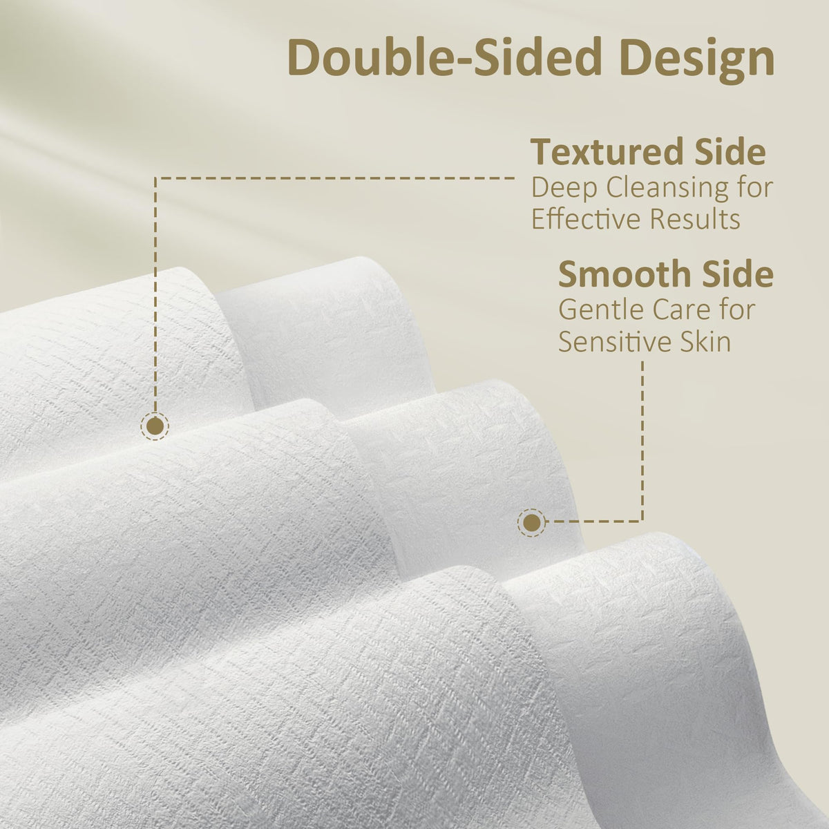 ourmed life towel in hand demonstrating XL size and easy handling