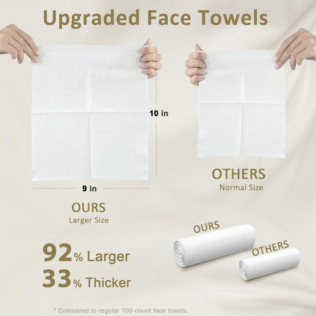 ourmed life towel packed in travel pouch for on-the-go hygiene