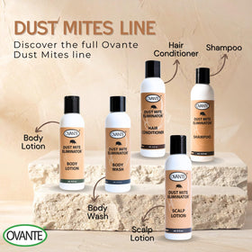OVANTE tea tree and sulfur ingredients displayed highlighting calming effect