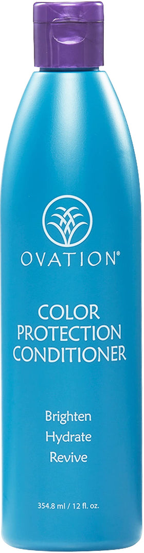 Ovation Hair front bottle view showing conditioner packaging and brand clarity