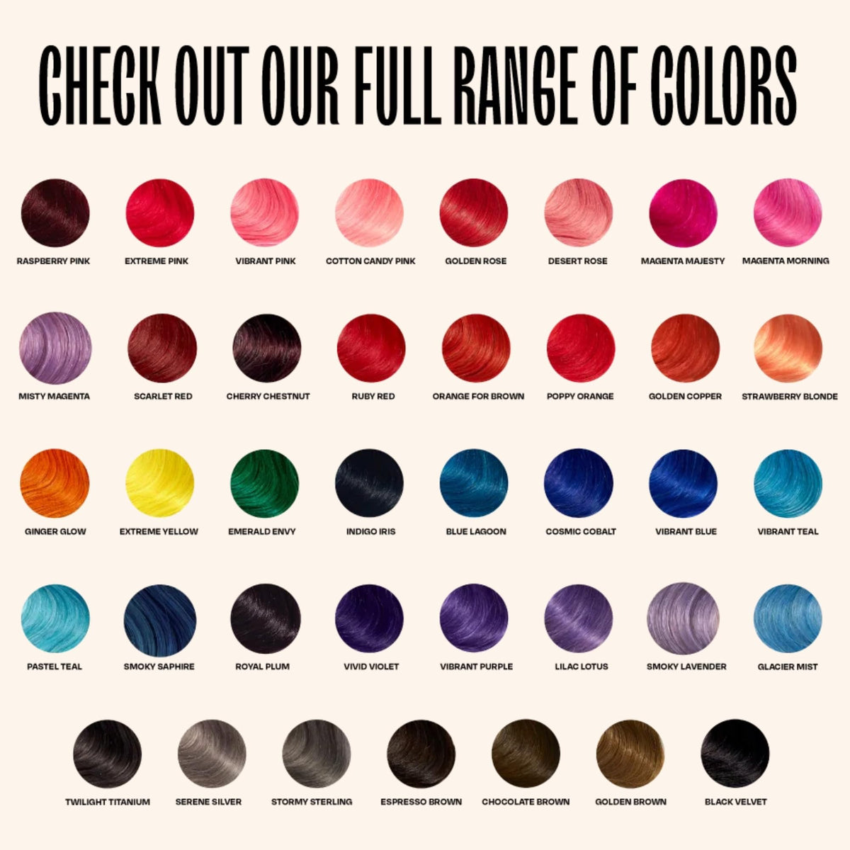 oVertone model with magenta hair outdoors showing vibrant conditioned shine