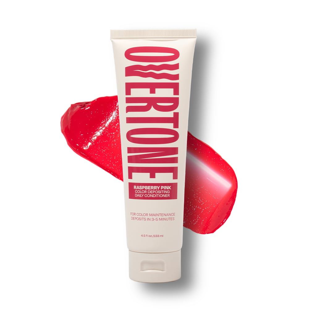 oVertone front packaging showing Raspberry Pink and brightening benefit