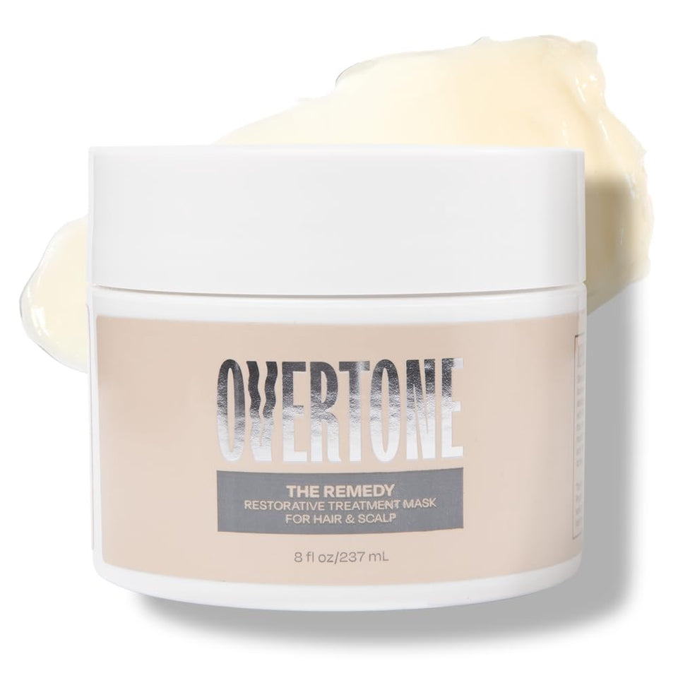 oVertone jar front view showing label and 8 oz size, clearly readable for shoppers
