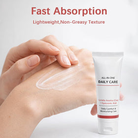 OVLESOKU Koriderm open jar closeup revealing lightweight cream texture