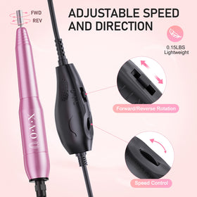 OVX aluminum alloy body close-up highlighting durable low-vibration construction