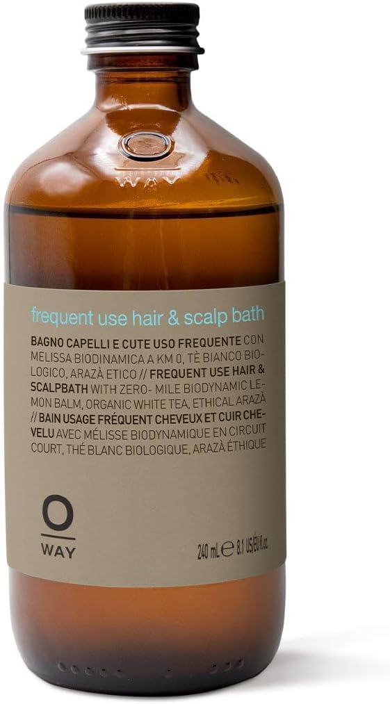 OWAY front packaging showing gentle formula for daily scalp balance