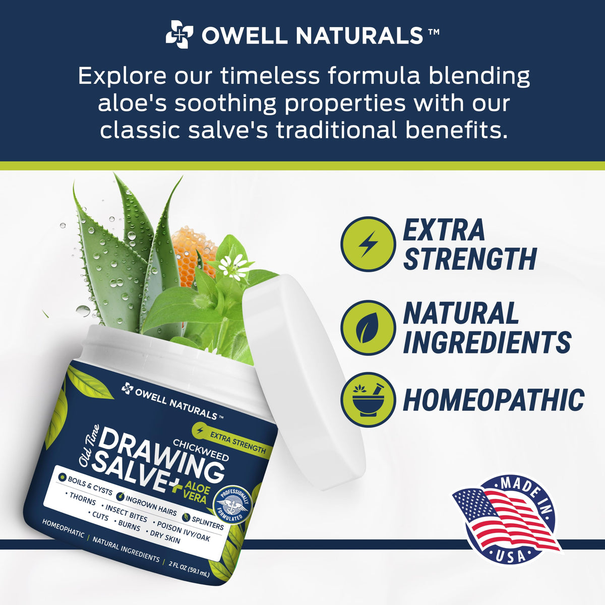 Owell Naturals being applied to a hand to soothe irritation and moisturize skin
