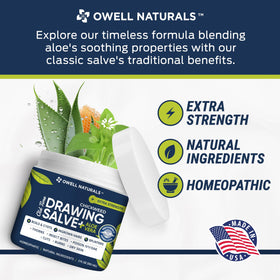 Owell Naturals being applied to a hand to soothe irritation and moisturize skin
