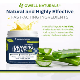 Owell Naturals 2 oz jar beside a ruler showing compact travel-friendly sizing