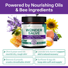 Owell Naturals salve inside a toiletry bag for on the go relief and discreet use