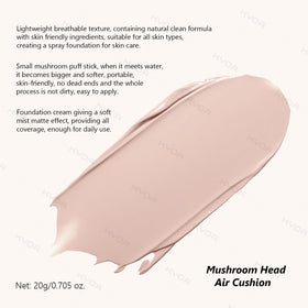 Ownest KYDA cream texture swipe displaying smooth blendable coverage