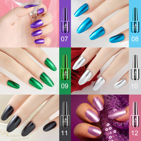 Ownest nail in use on hand showing glossy mirror manicure and wearable style benefit