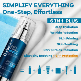 Oxbraver product in hand for scale conveying portable daily moisturizer