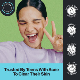 Oxy open jar with 90 pads visible for long-lasting acne care supply