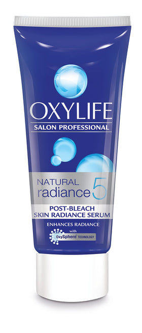 OxyLife demonstration on cheek showing easy at-home application
