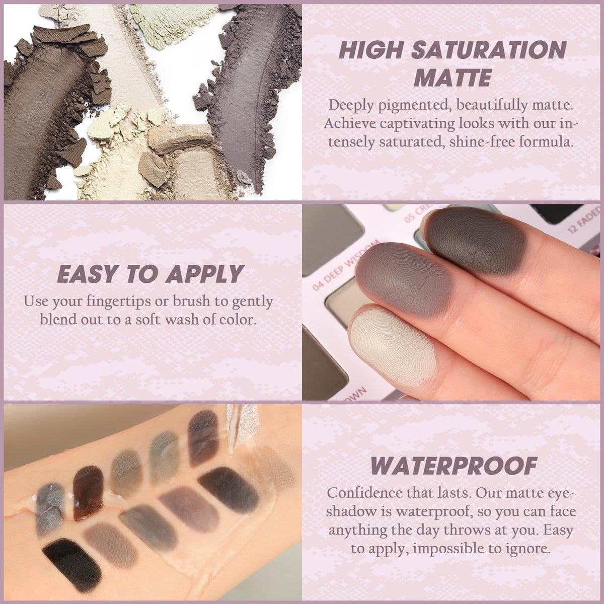 oygcee application on lid closeup showing smooth, natural matte finish