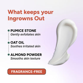 OYO used underarm to show smooth, bump-free skin benefit