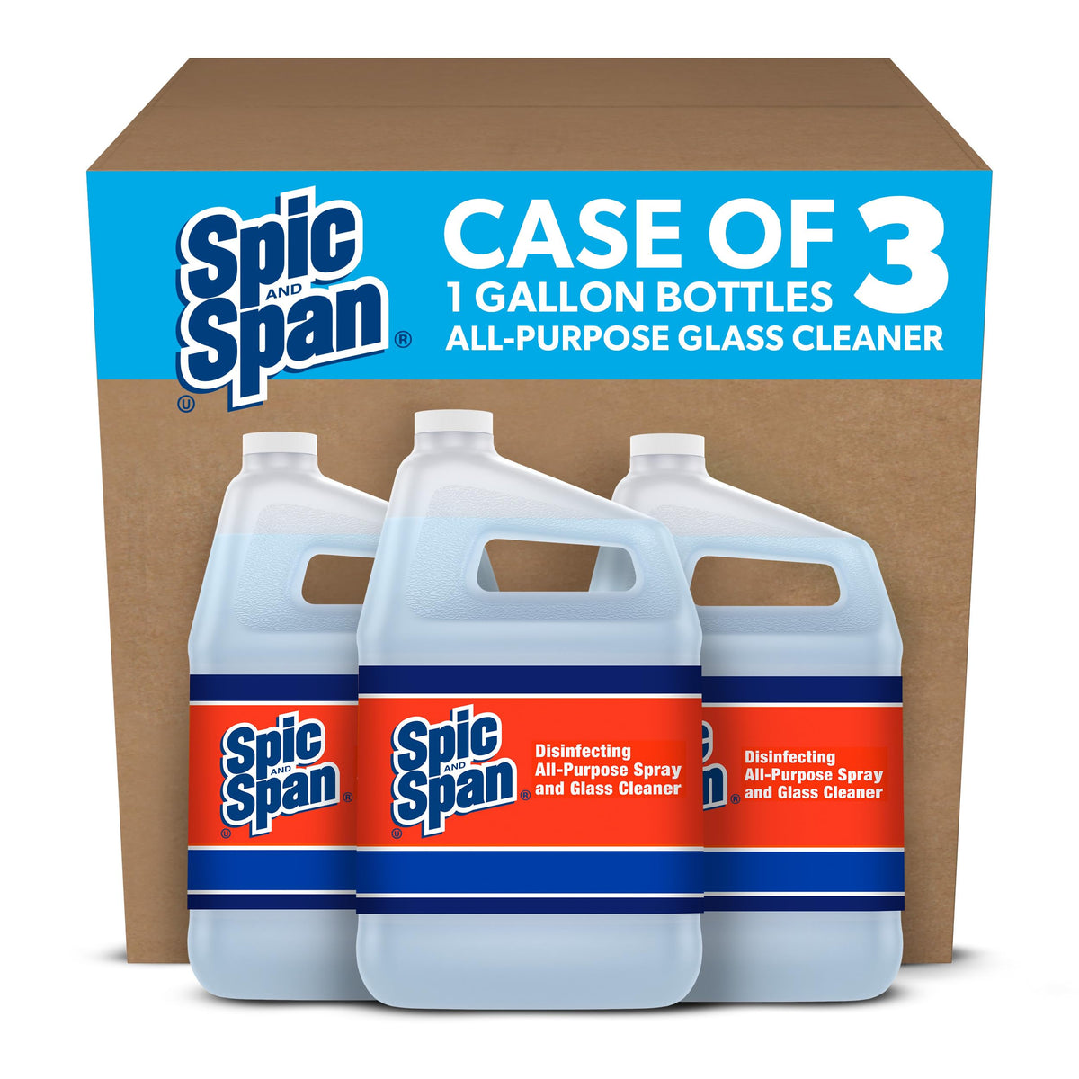 P&G PROFESSIONAL Spic and Span front packaging shows product and case benefits