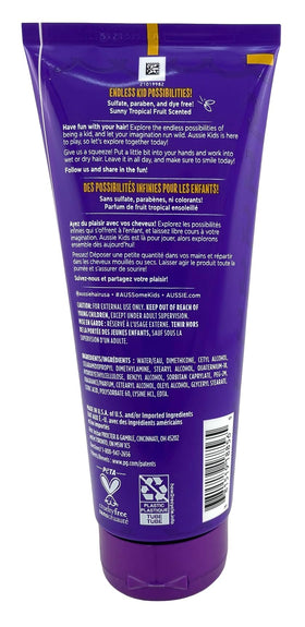 P&G-Aussie child having hair brushed with product, smoother detangling benefit