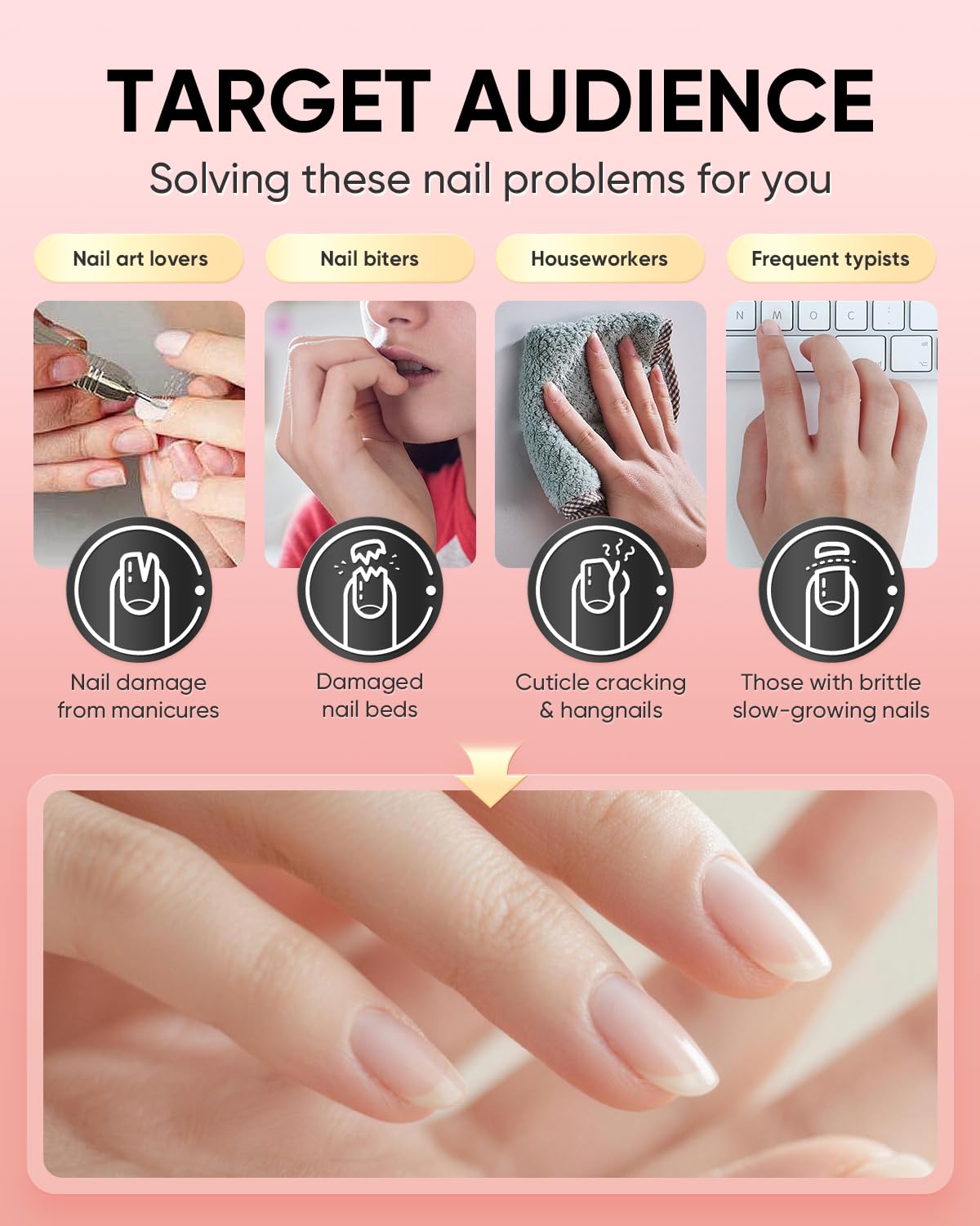 pacfe application on cuticle demonstrating targeted hydration and softer cuticle edges