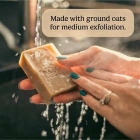 Pacha Soap Co hand-cut edge detail highlighting artisanal handcrafted quality