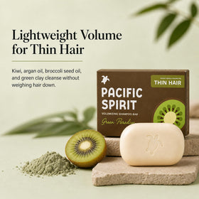 Pacific Spirit bar held in hand highlighting travel-friendly convenience