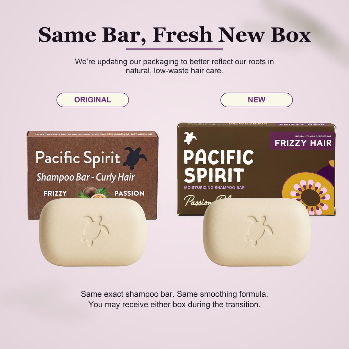 Pacific Spirit bar side profile highlighting solid concentrated formula