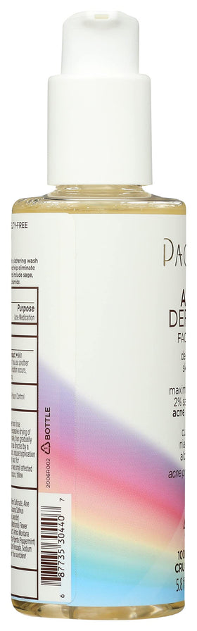 Pacifica close-up texture highlighting gentle lather and clarity