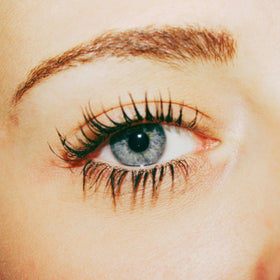 Pacifica Aquarian Gaze swatch texture highlighting rich Abyss pigment and buildability