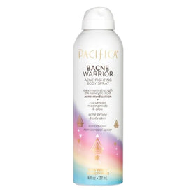Pacifica Bacne Warrior front bottle view showing branding and spray nozzle benefit clarity